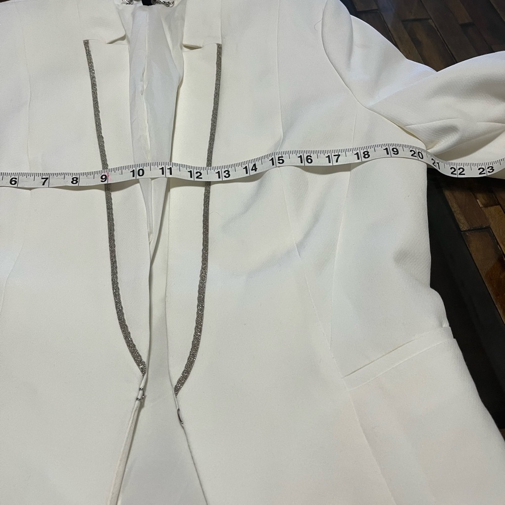 Halogen White Black Womens Blazer - Picture 5 of 10
